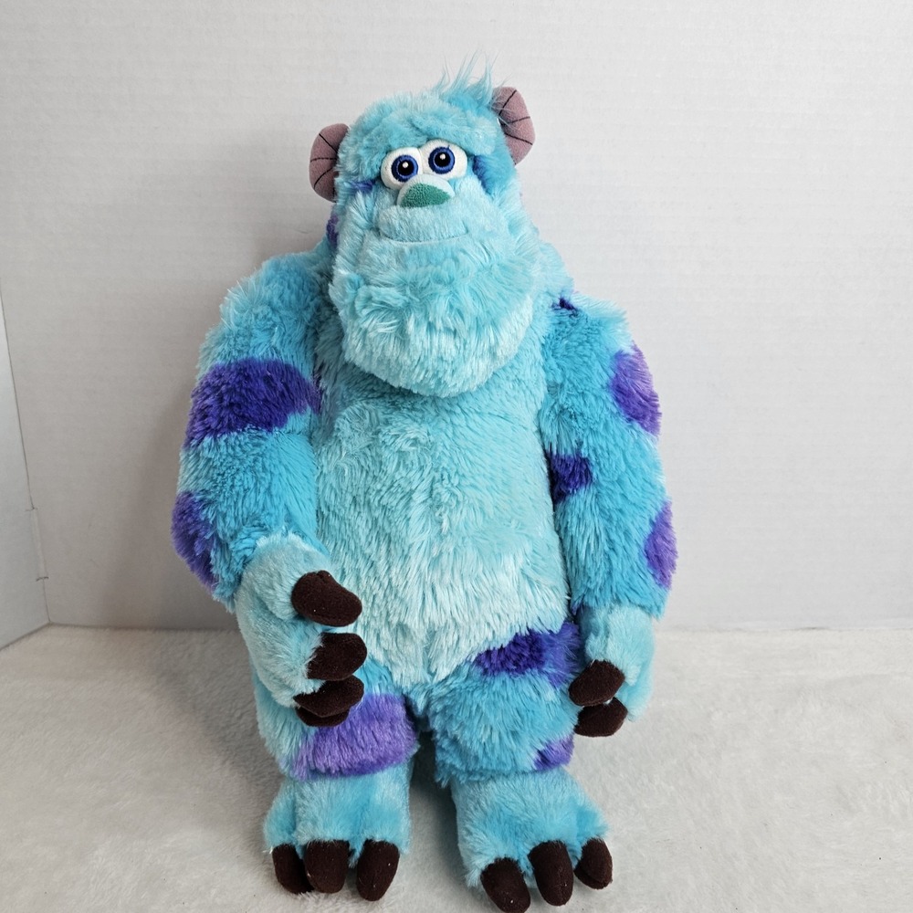 Monsters Inc Sully Large Plush Disney Store 16" Stuffed Animal